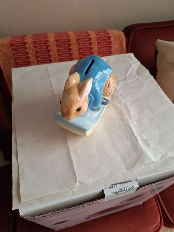 PETER RABBIT MONEY BOX